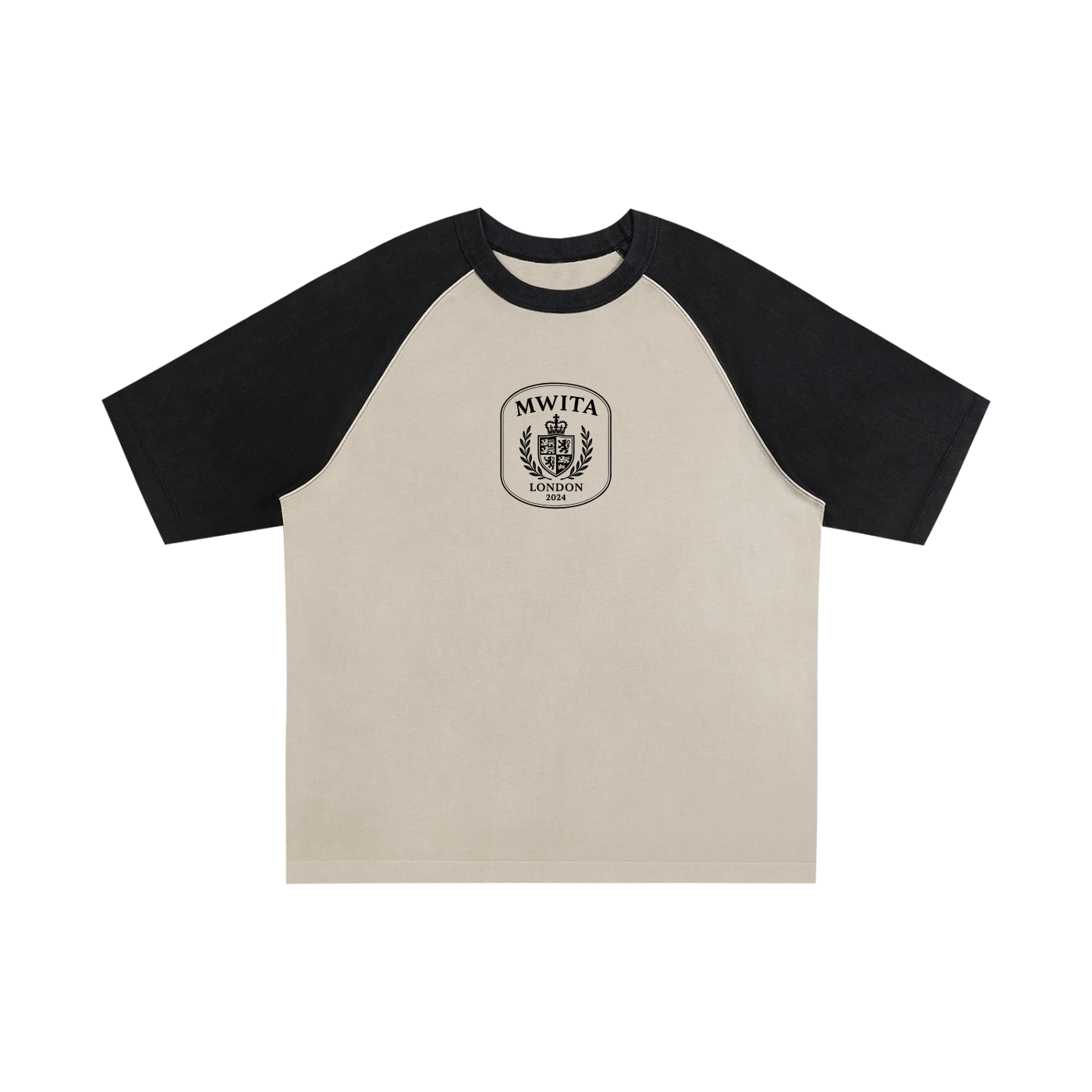 SM Royal Emblem T-shirt camel front
