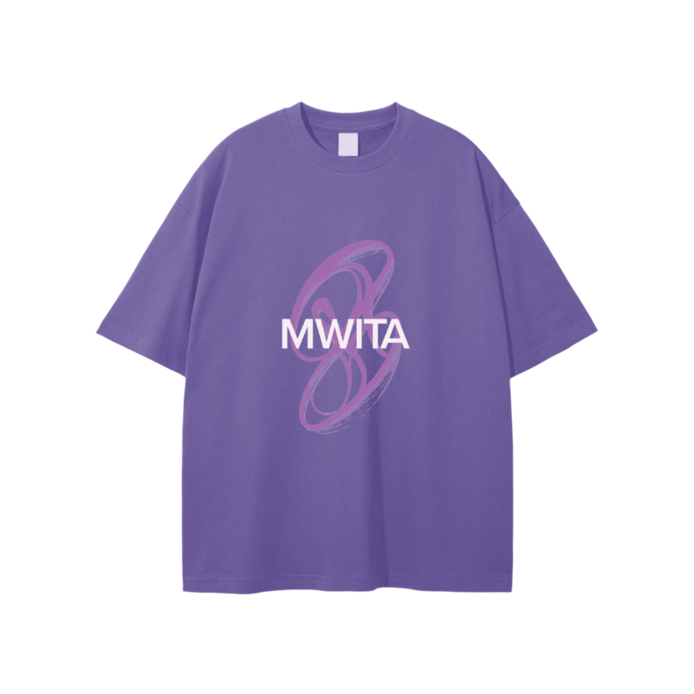 SM Swirl T-shirt front violet