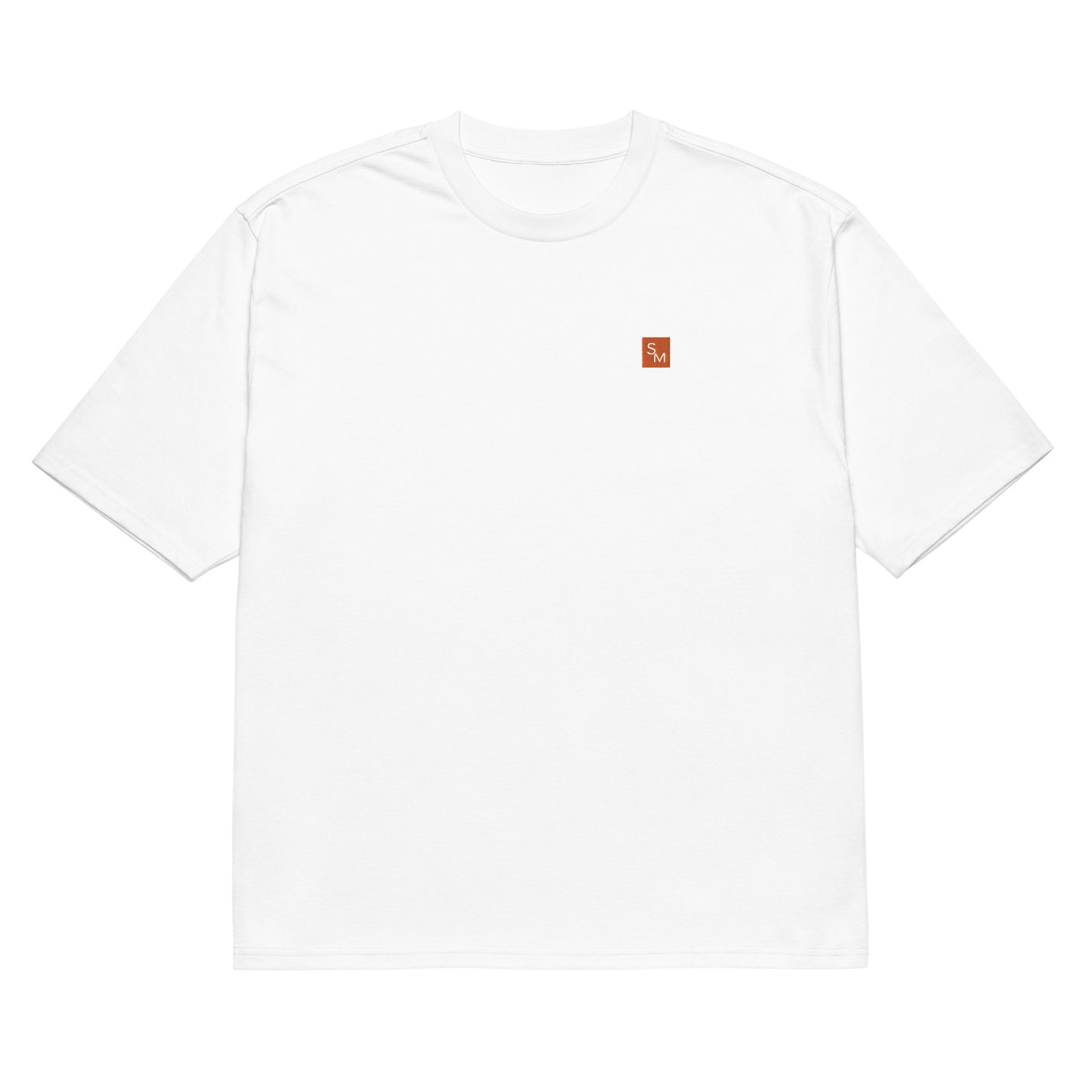 SM Sig. Oversized T-shirt white front