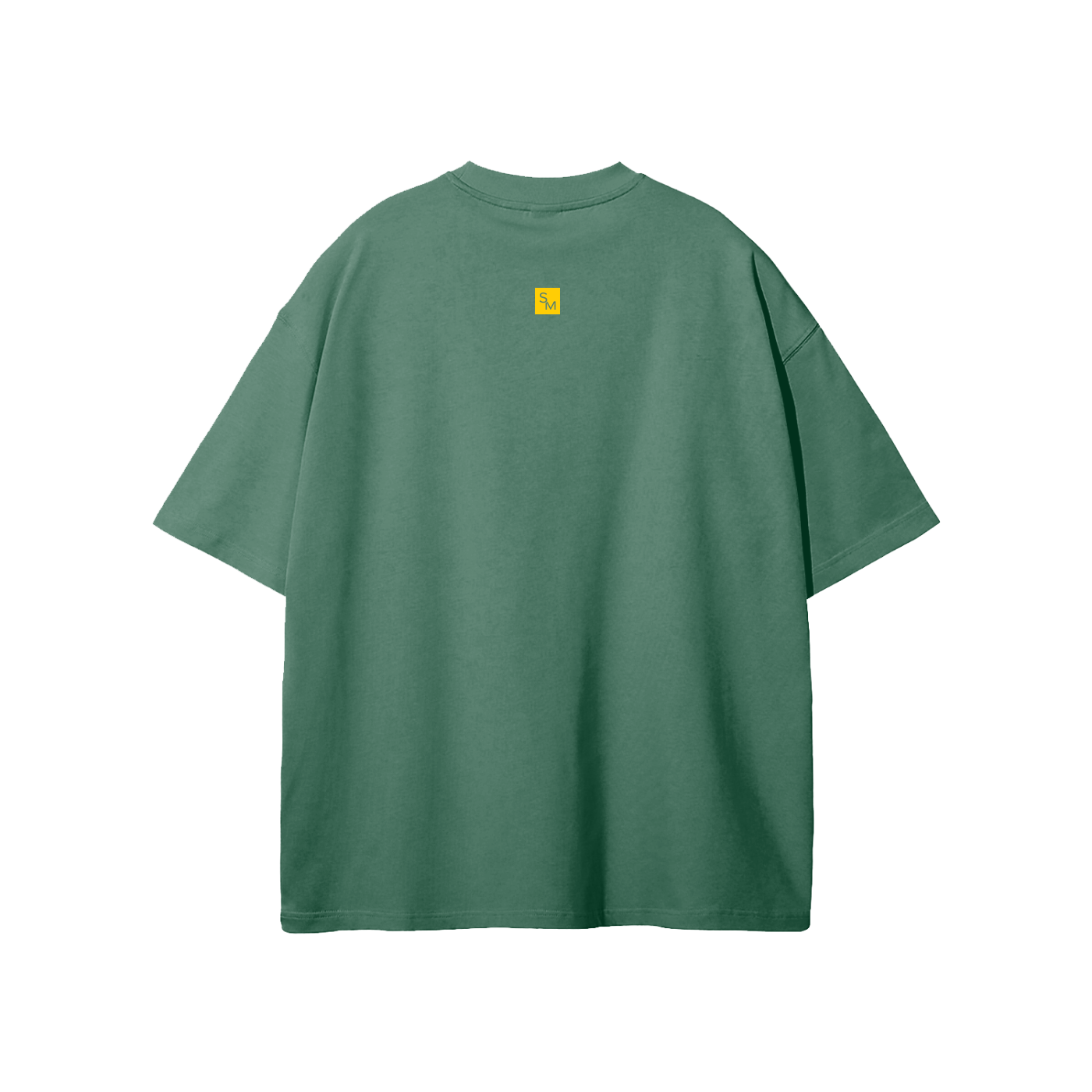 SM Star T-shirt green back