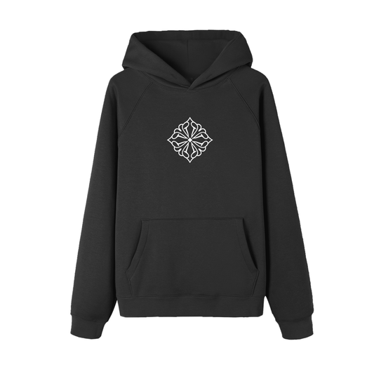 SM Fleur Hoodie black front