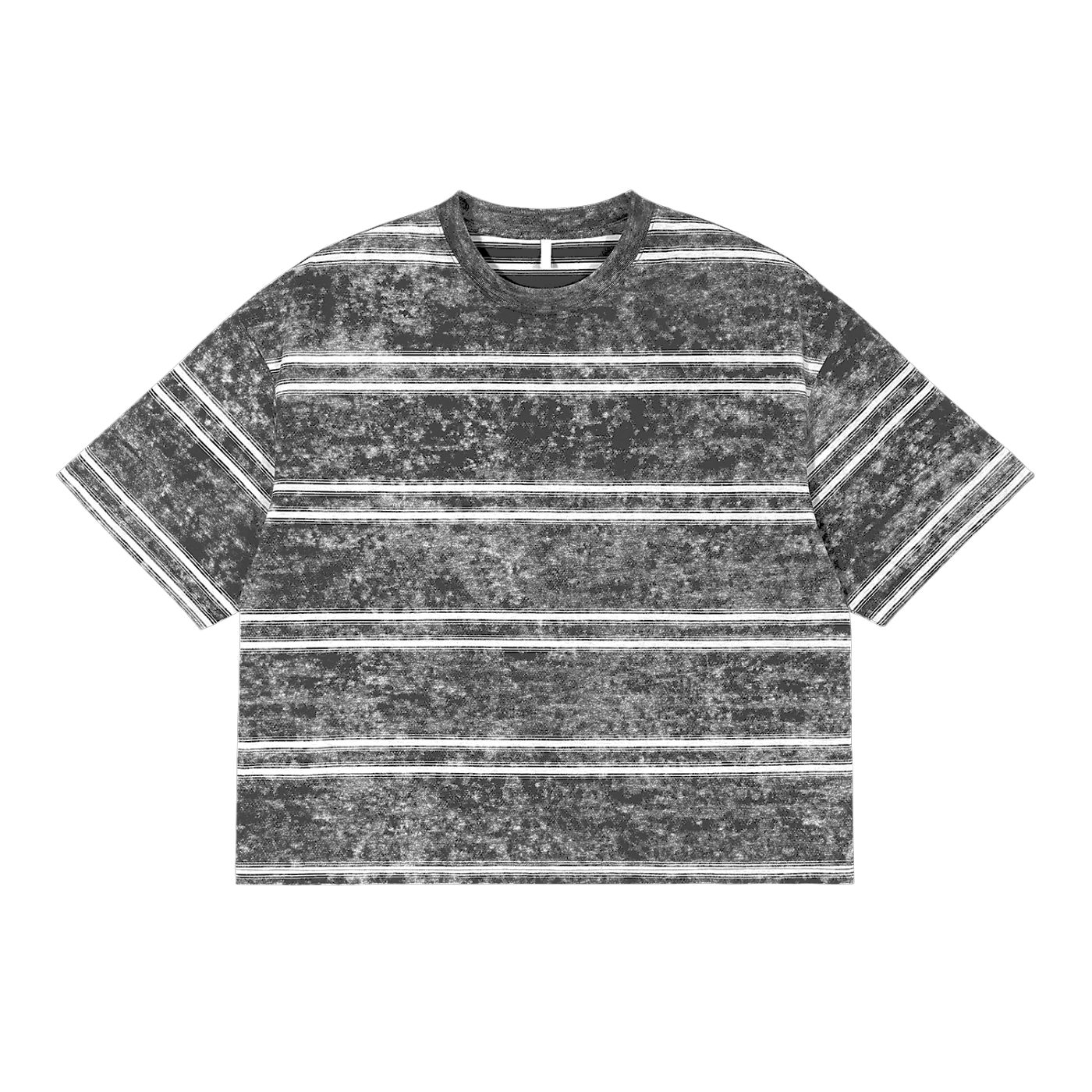 SM Snow Washed Striped T-shirt front