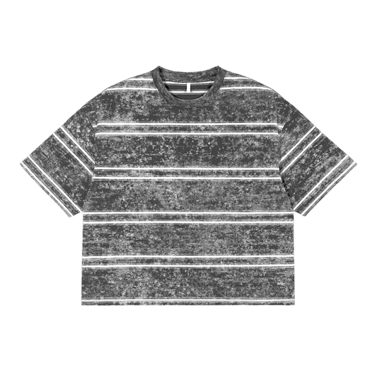 SM Snow Washed Striped T-shirt front