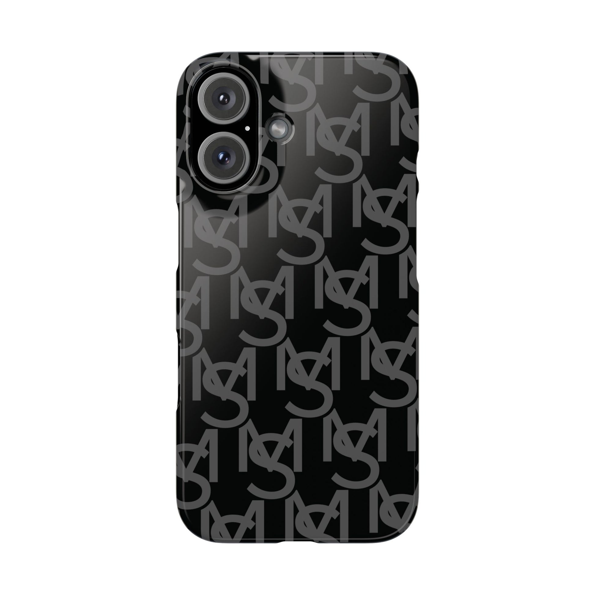 SM Monogram iPhone Case