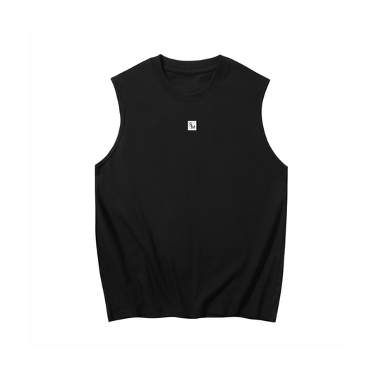 SM Sig. Sleeveless Tank Top black front