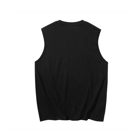 SM Sig. Sleeveless Tank Top black back