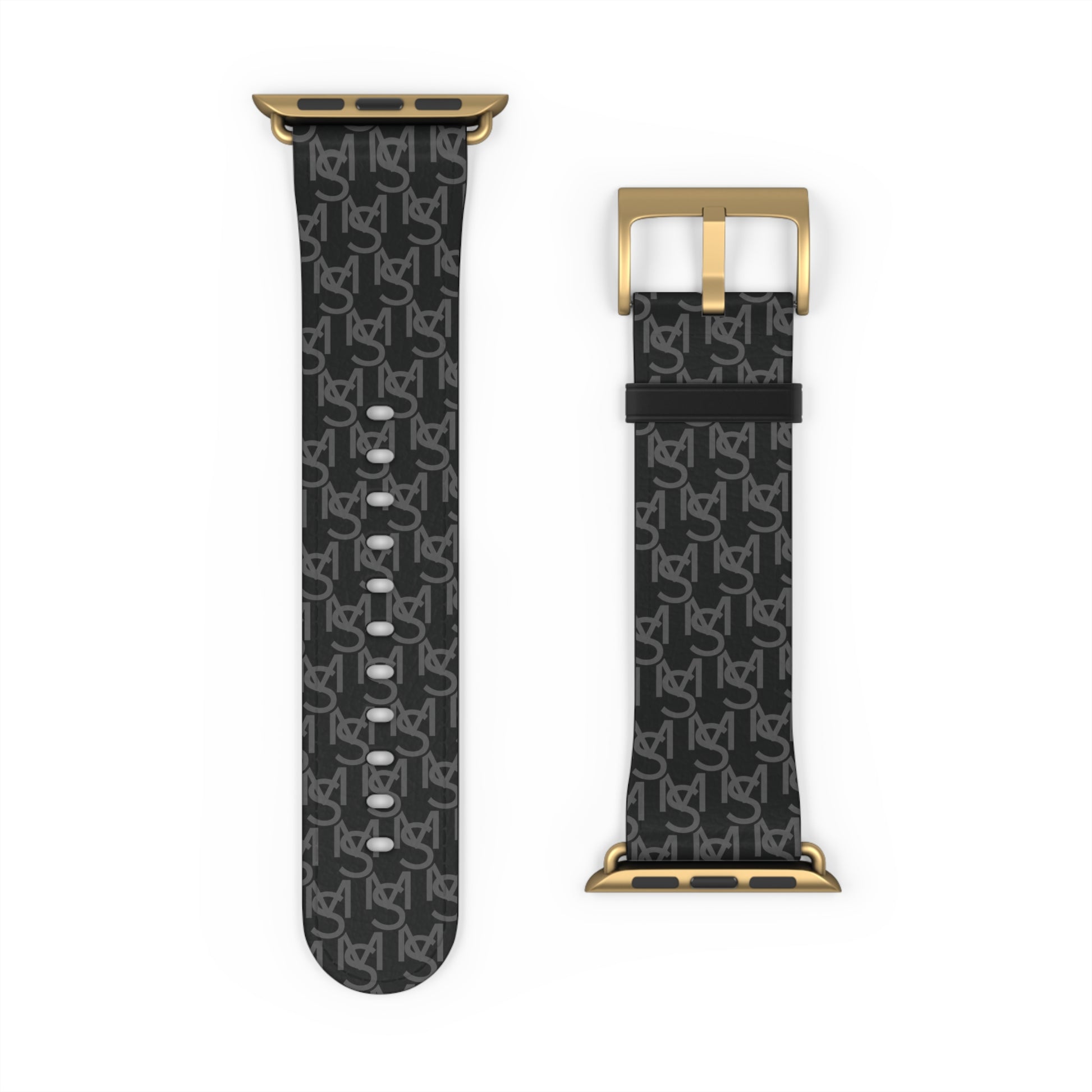 SM Monogram Apple Watch Strap