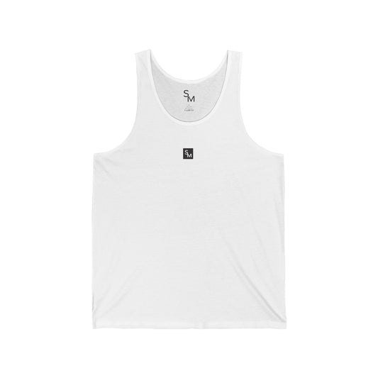 SM Sig. Tank Top white front