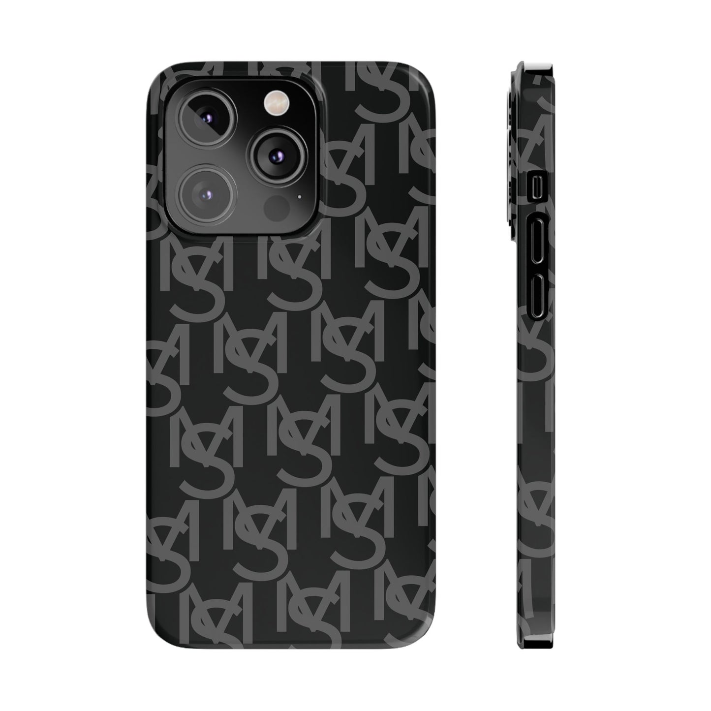 SM Monogram iPhone Case