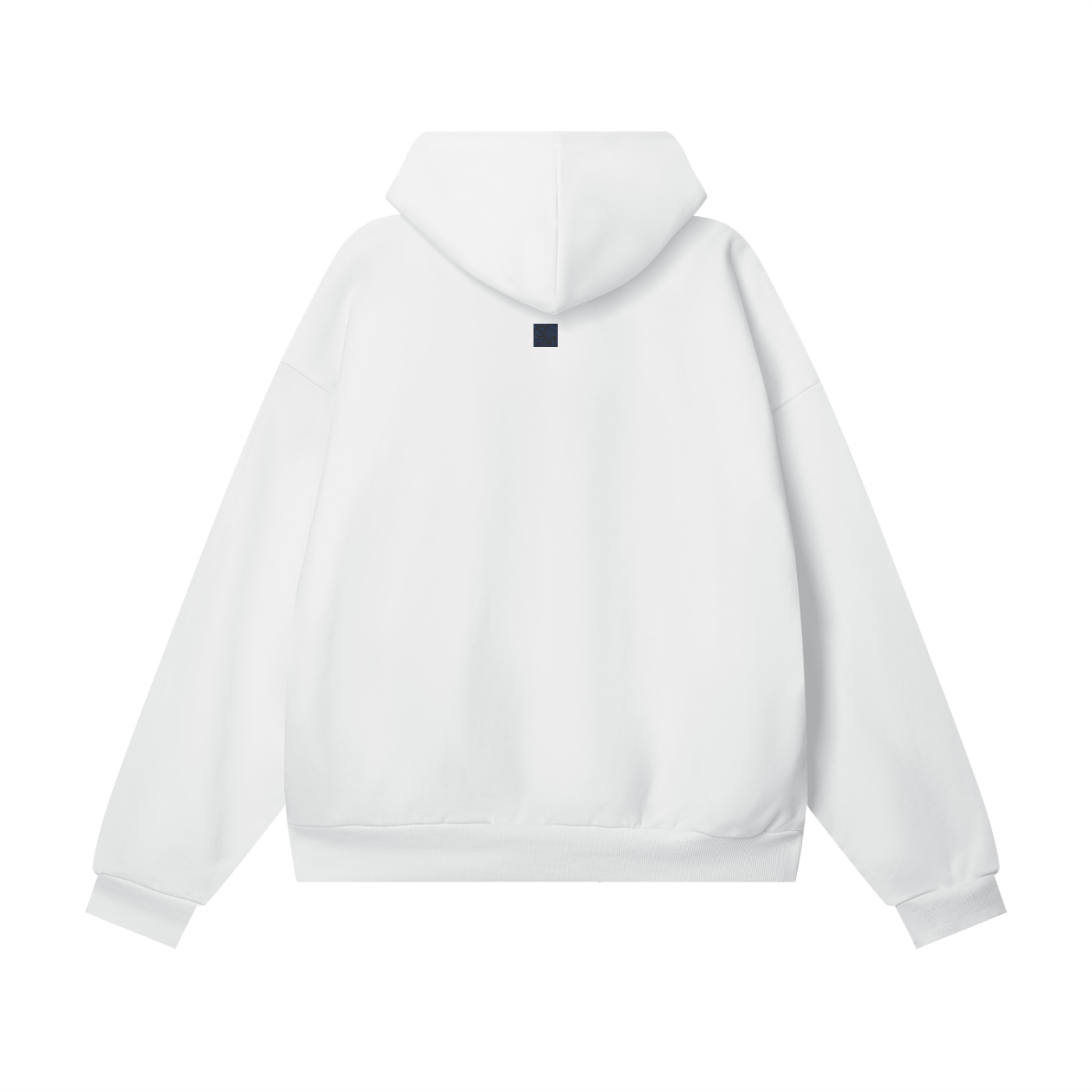 SM Baroque Bloom Hoodie white