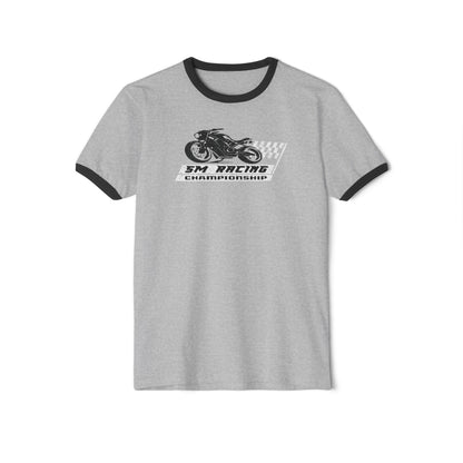 SM Racing T-shirt Heather Grey front