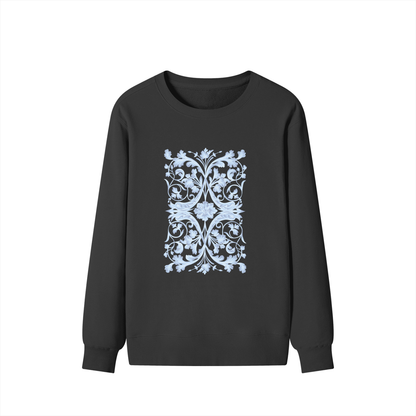 SM Baroque Bloom Sweatshirt black front