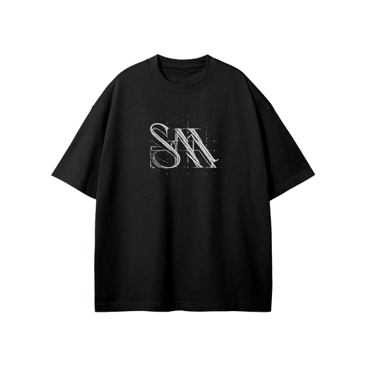 SM Blueprint T-shirt black front