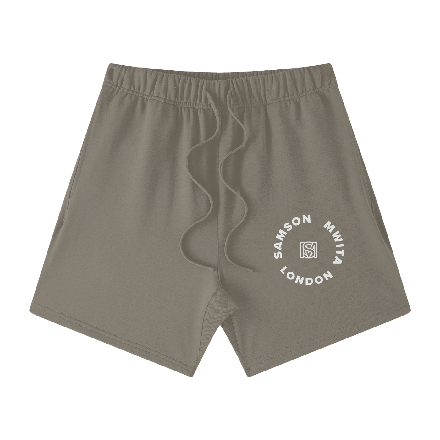 SM London Shorts grey coffee front