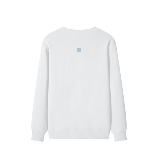 SM Baroque Bloom Sweatshirt white back