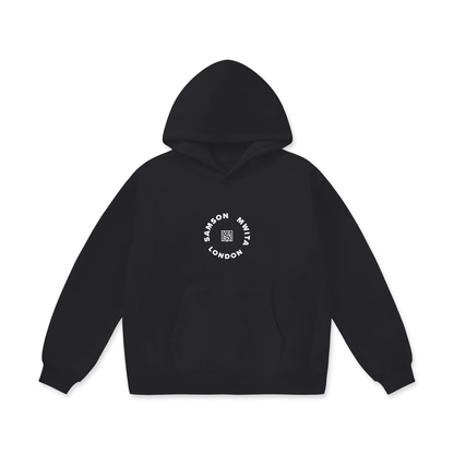 SM London Hoodie charcoal front