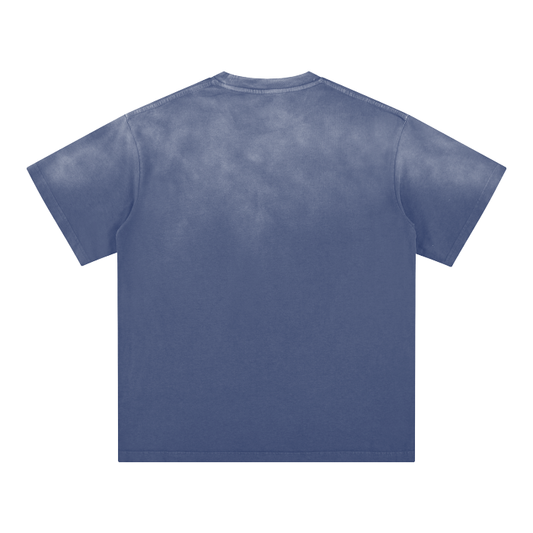 SM Washed T-shirt chambray back