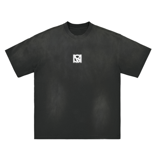 SM Vintage Washed Gradient T-shirt black front