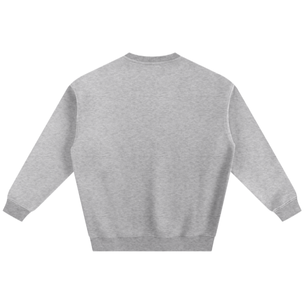 SM Fleece Sweatshirt grey back