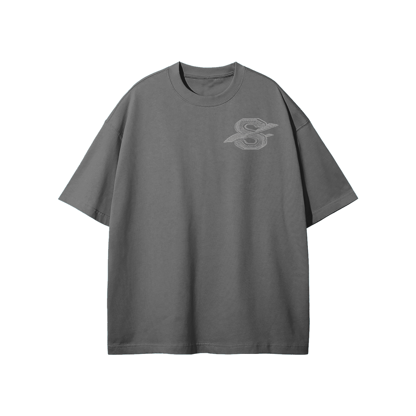 SM Carved Flight T-shirt charcoal front