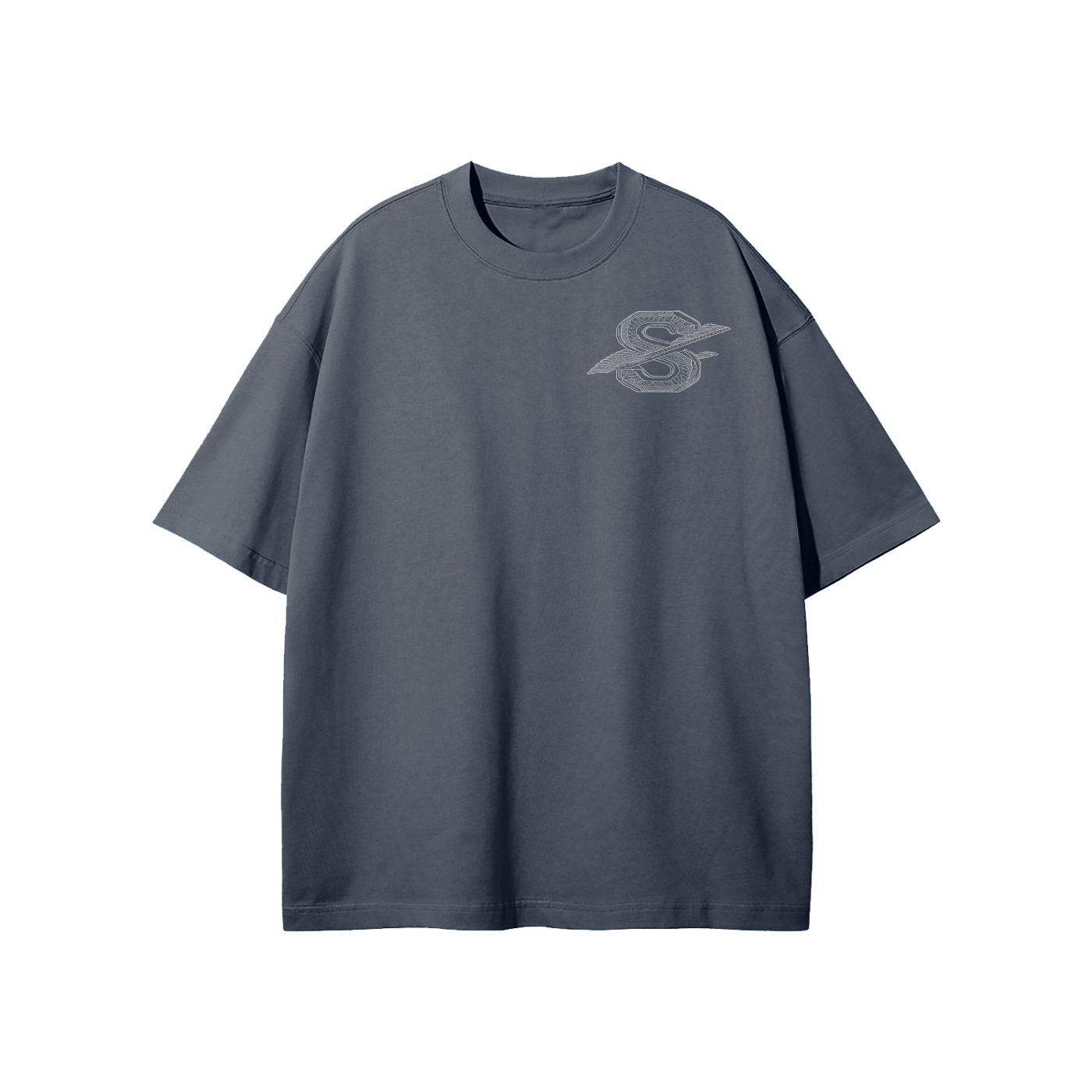 SM Carved Flight T-shirt chambray front