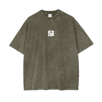 SM Acid Wash T-Shirt alpine green front