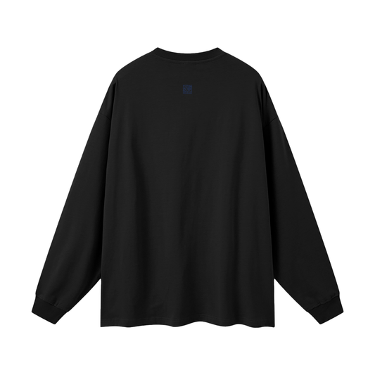 SM Baroque Bloom Long Sleeve T-shirt black back