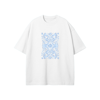 SM Baroque Bloom T-shirt white front