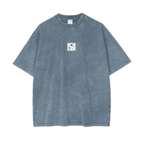 SM Acid Wash T-Shirt Blue Jena Front