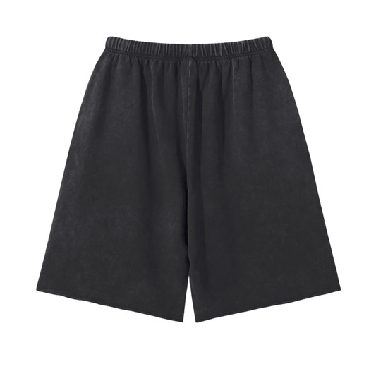 SM Sig. Vintage Washed Shorts black back