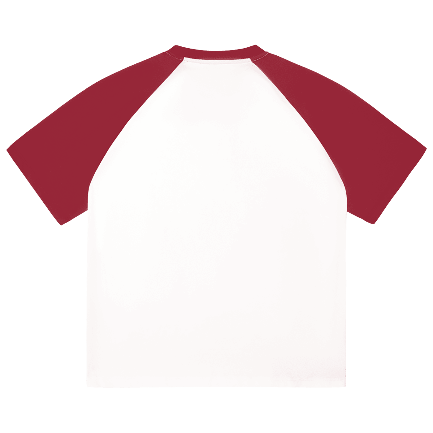 SM Retro Raglan T-shirt burgundy back