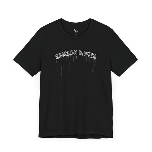 SM Distorted T-shirt black front