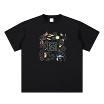 SM Doodle Dreams T-shirt black front
