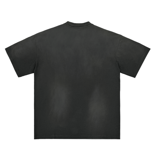 SM Vintage Washed Gradient T-shirt black back