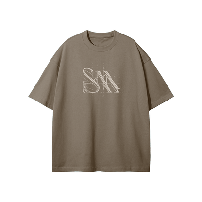 SM Blueprint T-shirt sand front