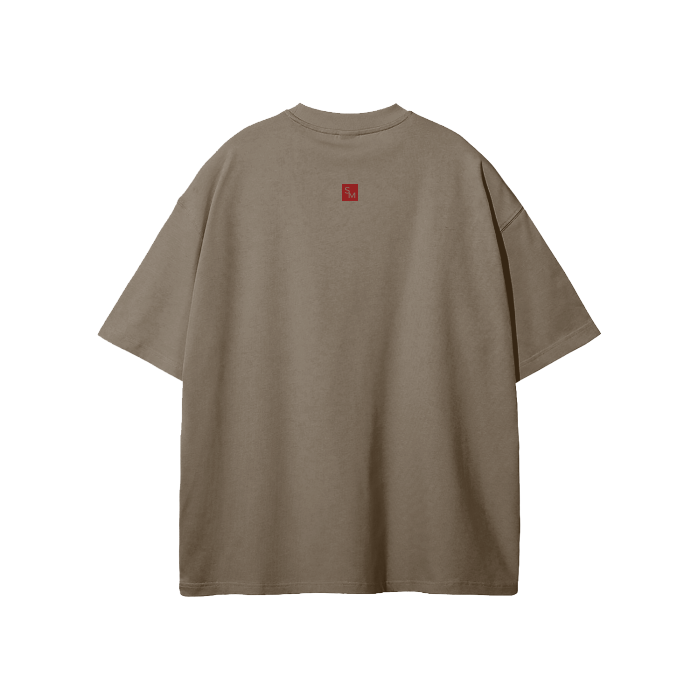 SM Star T-shirt brown back