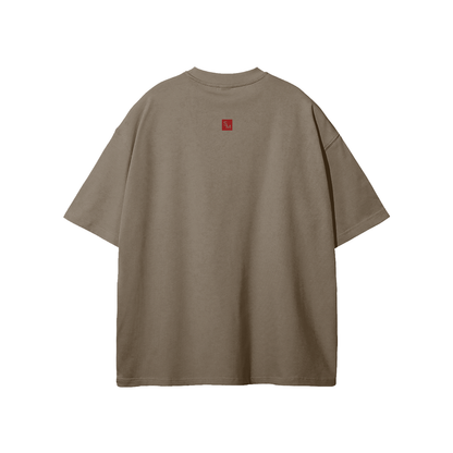 SM Star T-shirt brown back