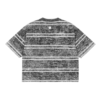 SM Snow Washed Striped T-shirt back