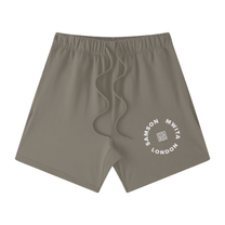 SM London Shorts grey coffee front