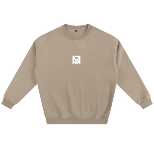 SM Fleece Sweatshirt camel front