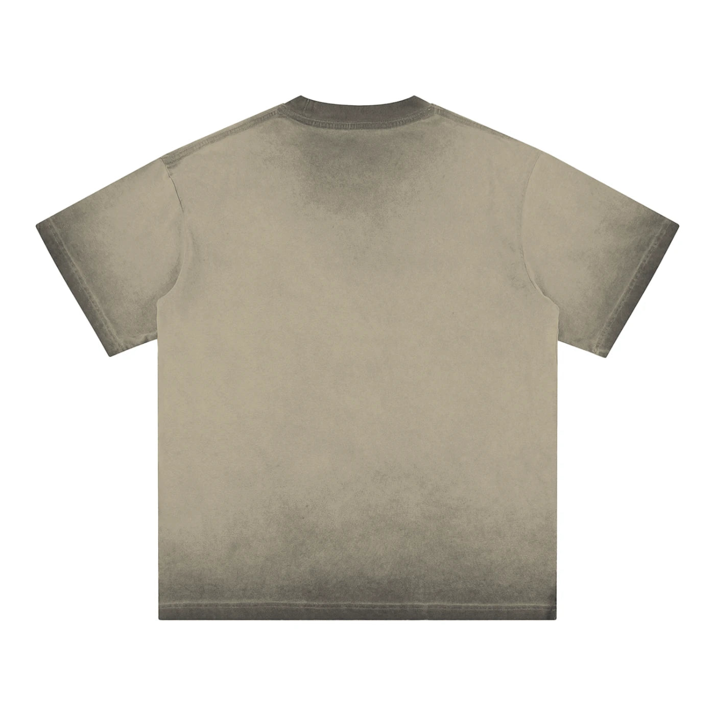 SM Sig. Reverse Dyed T-shirt stone grey back