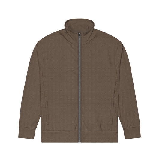 SM Jacquard Track Jacket brown front