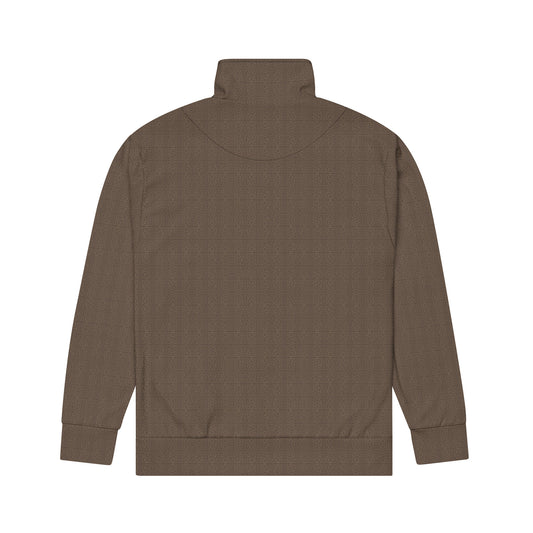 SM Jacquard Track Jacket brown back