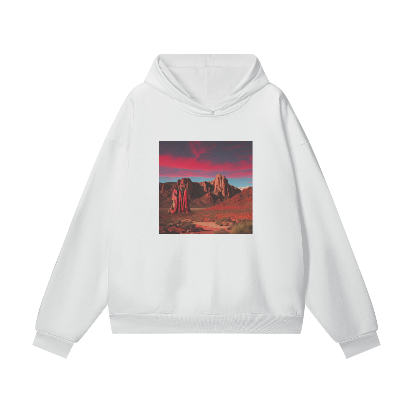 SM Desert Mirage Hoodie white front