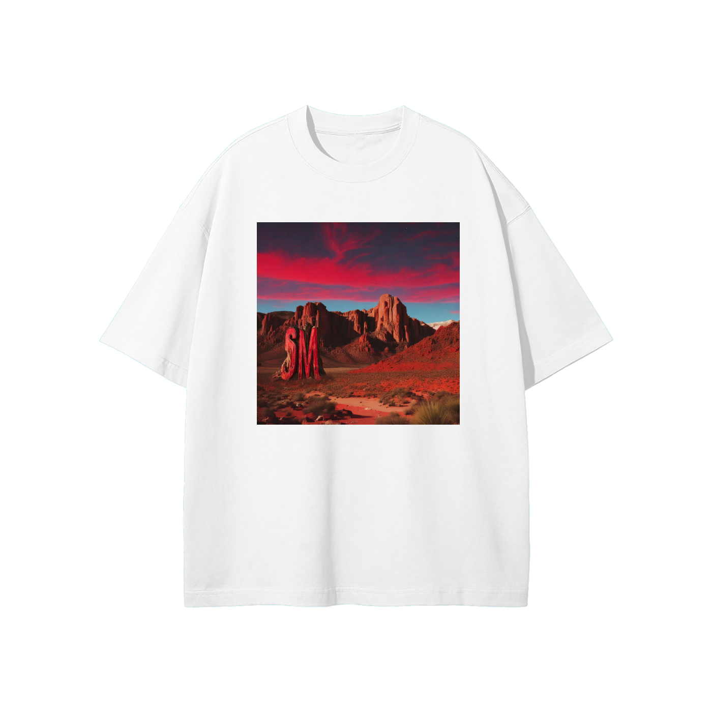 SM Desert Mirage T-shirt white front