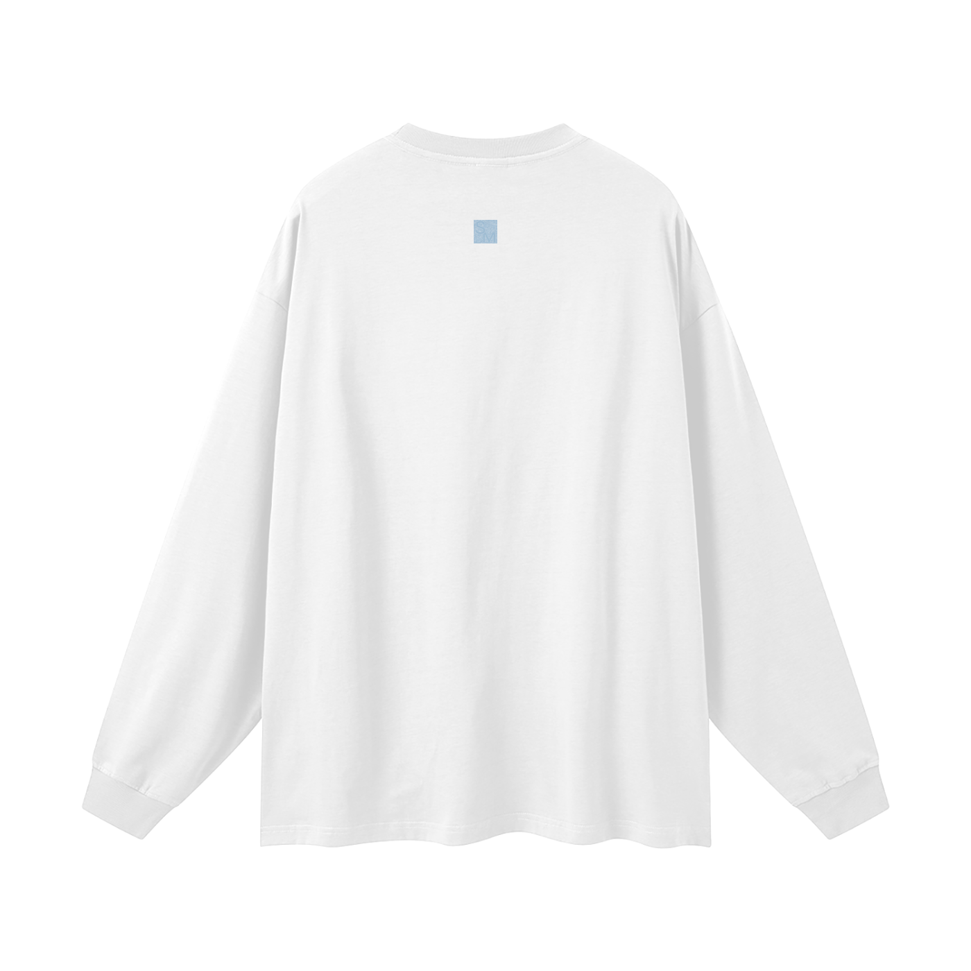 SM Baroque Bloom Long Sleeve T-shirt white back