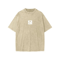 SM Snow Washed Kids T-shirt pink front sand fornt