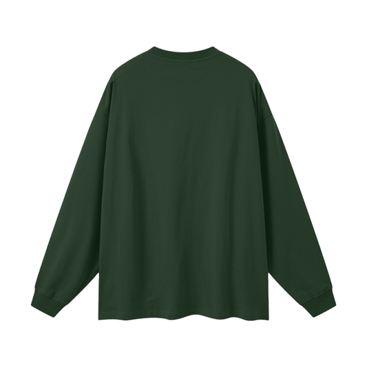 SM Sig. Long Sleeve T-shirt dark green back