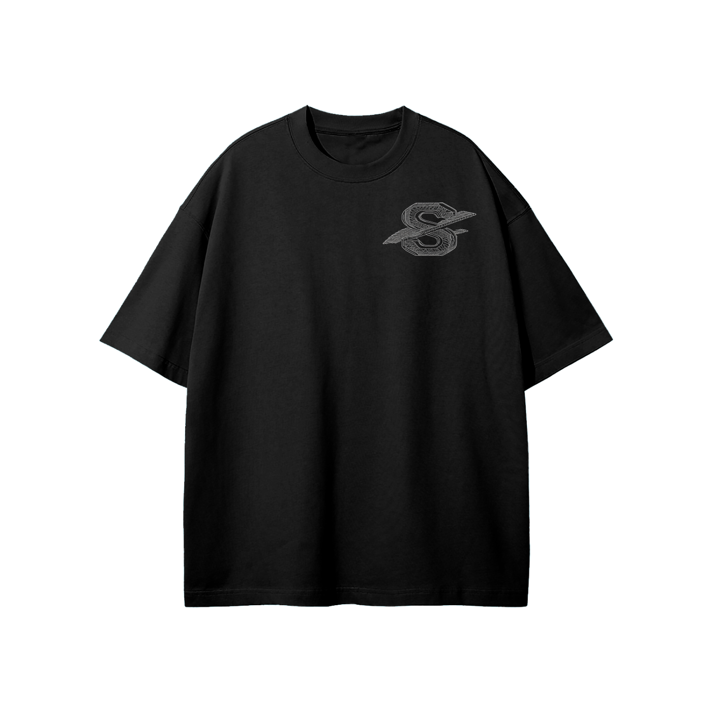 SM Carved Flight T-shirt black front