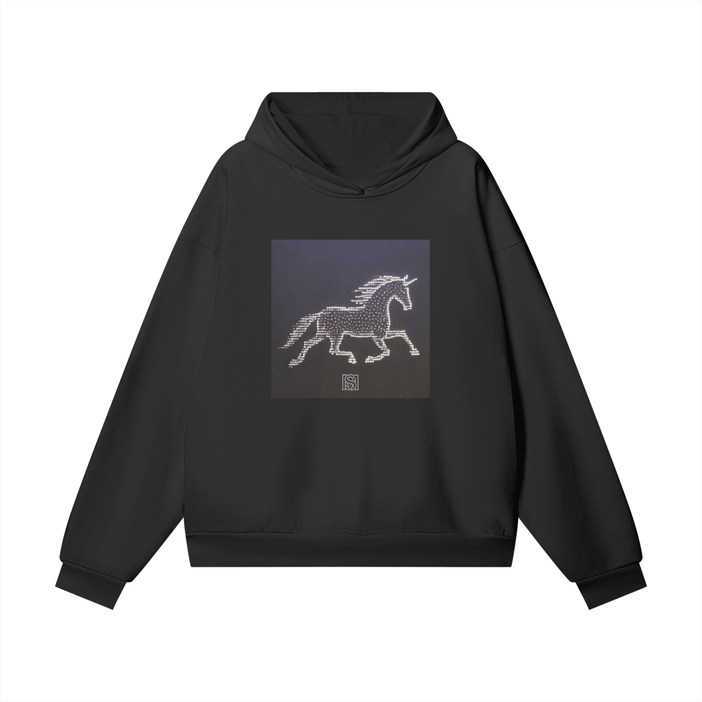 SM Celestial Charge Hoodie black front